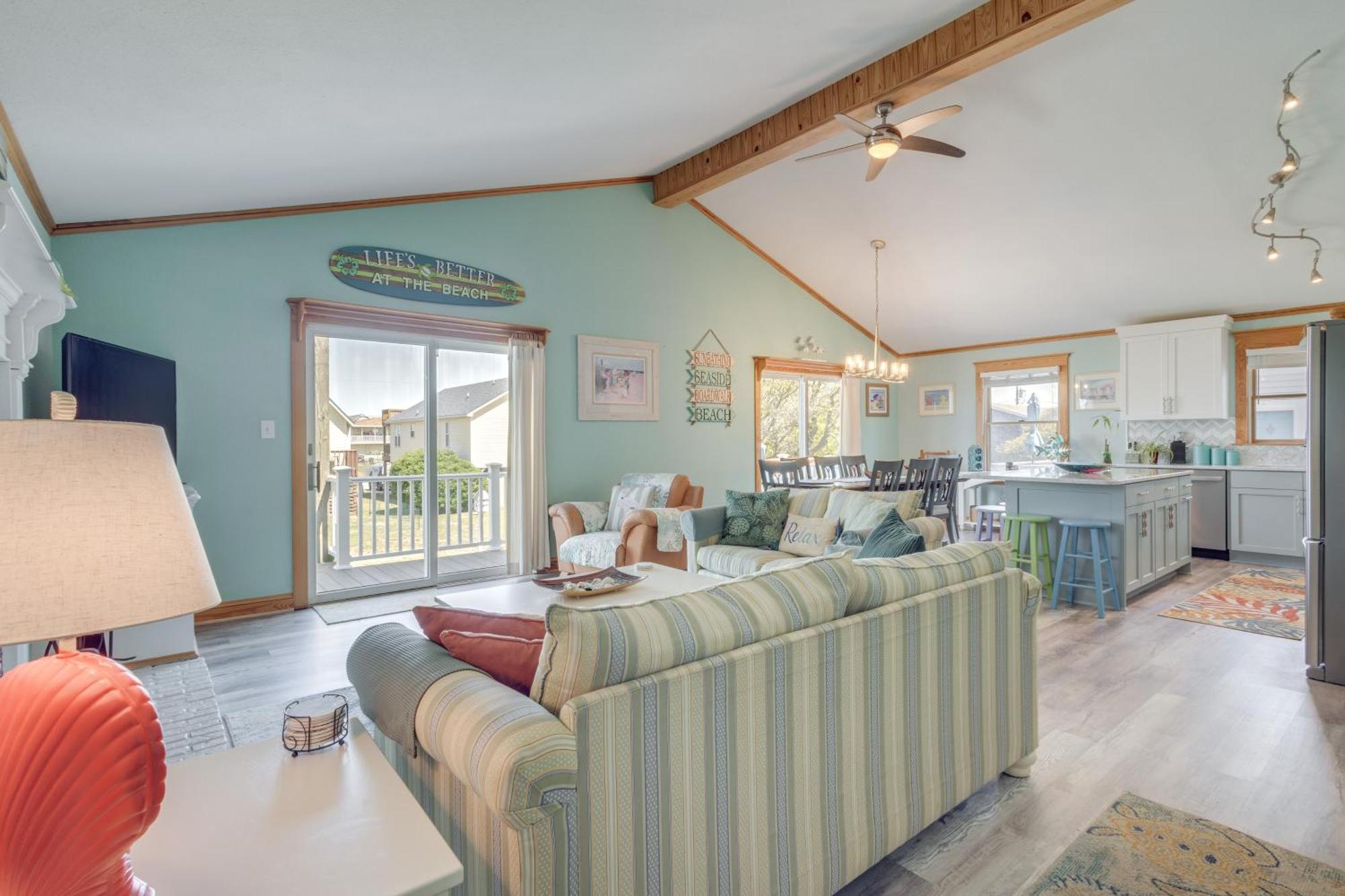 Coastal Home With Deck And Outdoor Shower Kill Devil Hills Exteriör bild